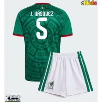 Mexico Johan Vasquez #5 Replica Home Minikit World Cup 2026 Short Sleeve (+ pants)